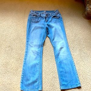 Ann Taylor Loft curvy bootcut jeans